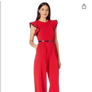 Calvin Klein Red Jumpsuit